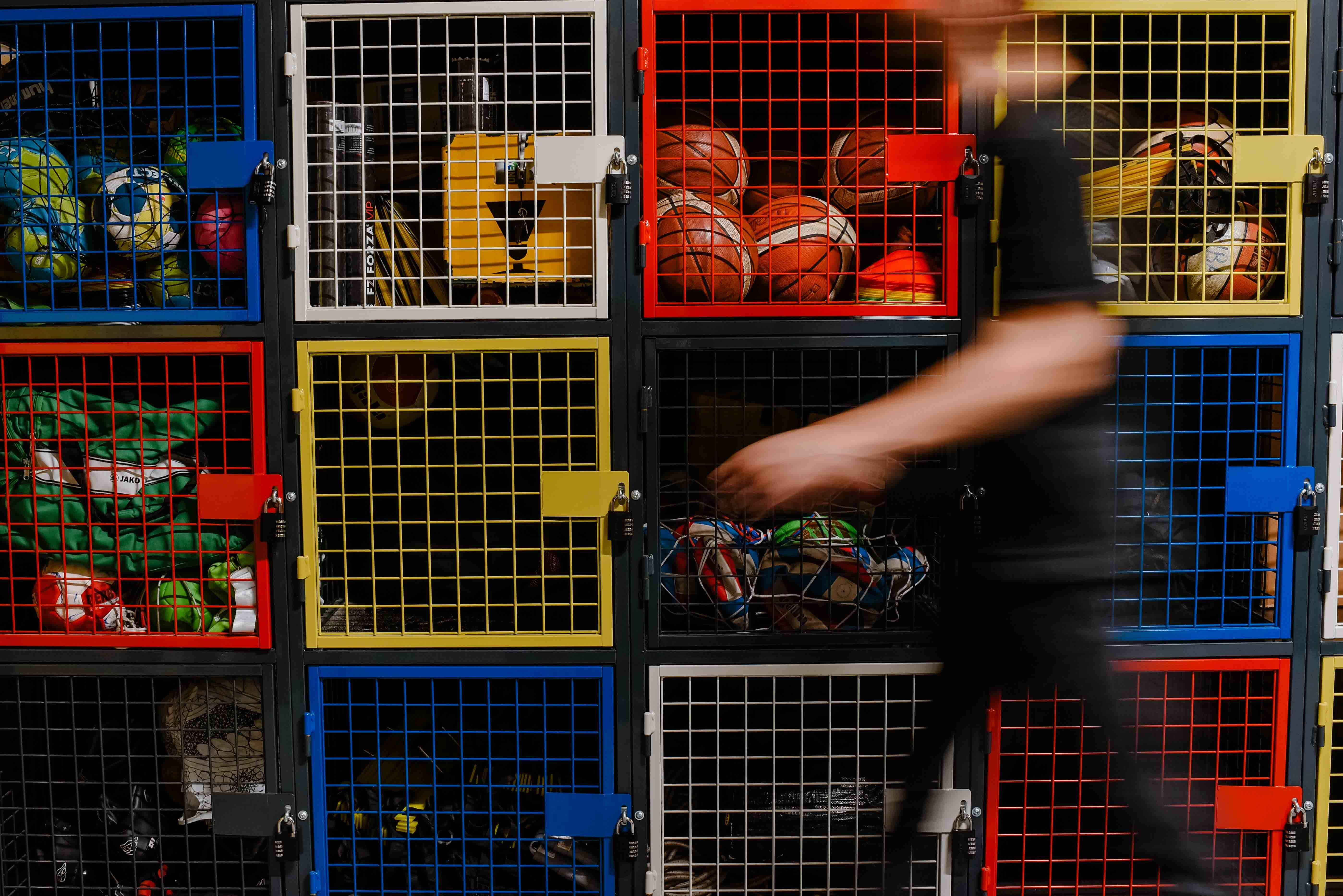 Lockers voor kleedruimtes