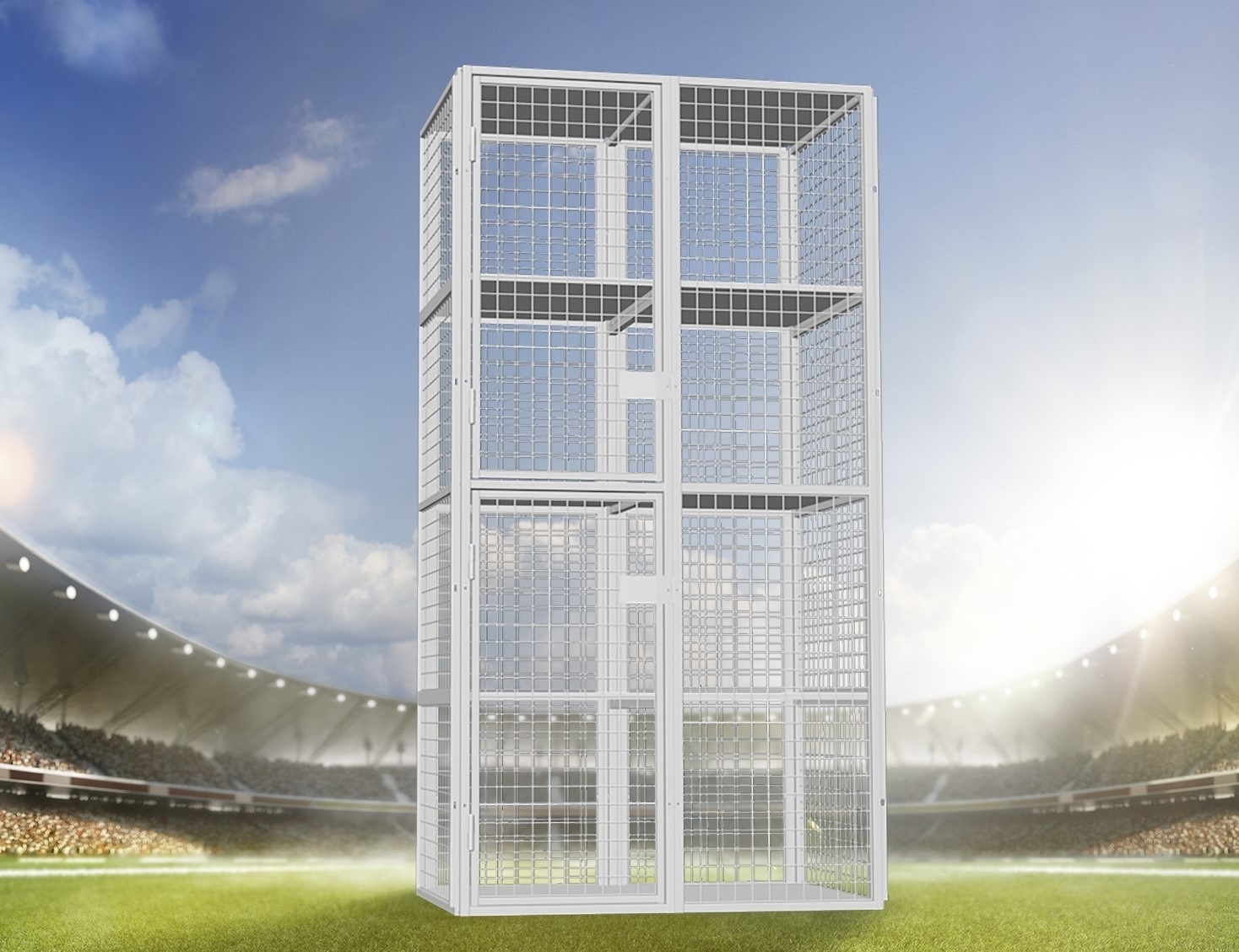 Teamlocker Stadion Wit Teamlocker Stadion Wit