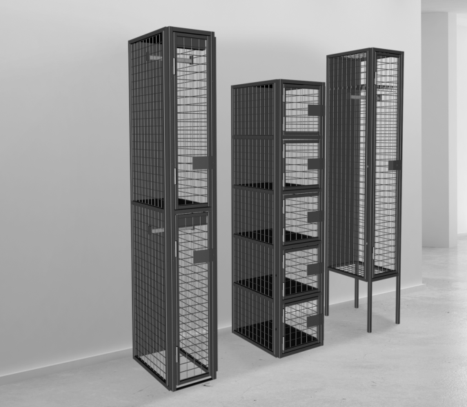 Lockers Divers Antraciet Lockers Divers Antraciet