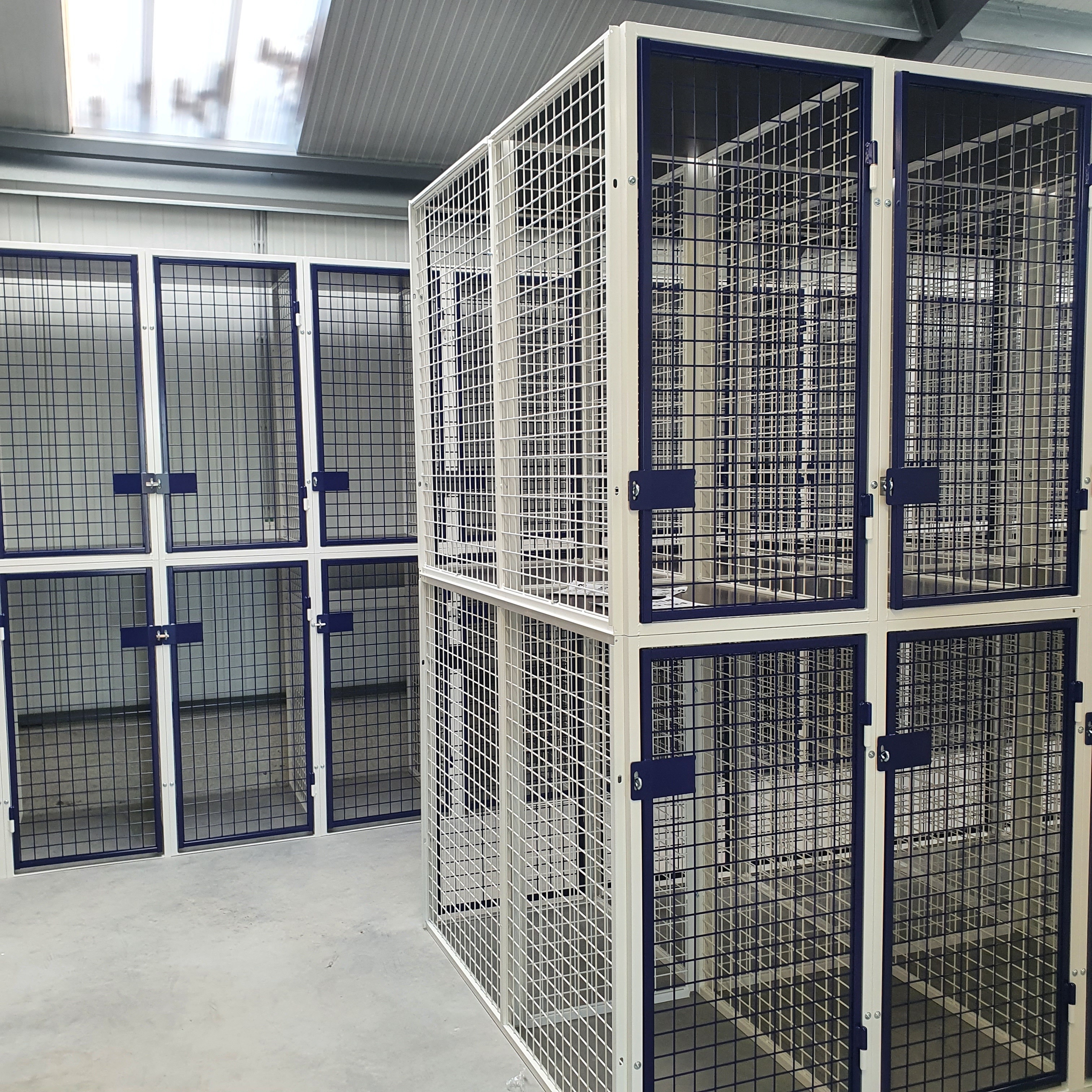 Lockers blauwwit Lockers blauwwit